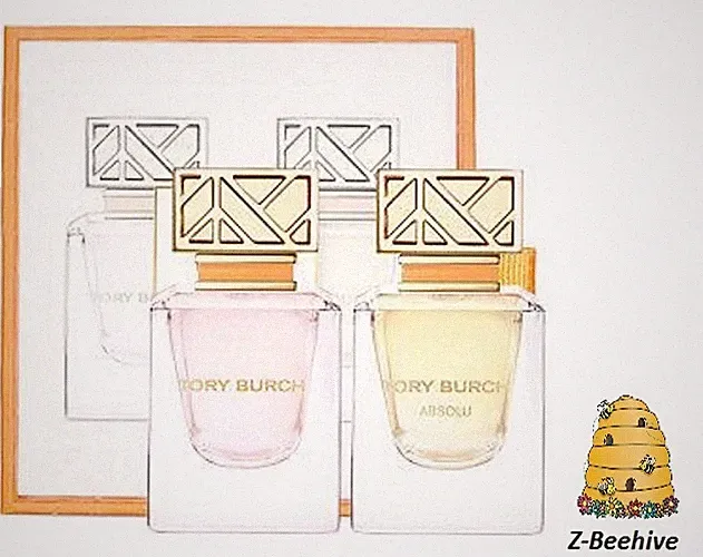 2 PC New Tory Burch My First Fragrance + Absolu Eau de Parfum Perfume Women box