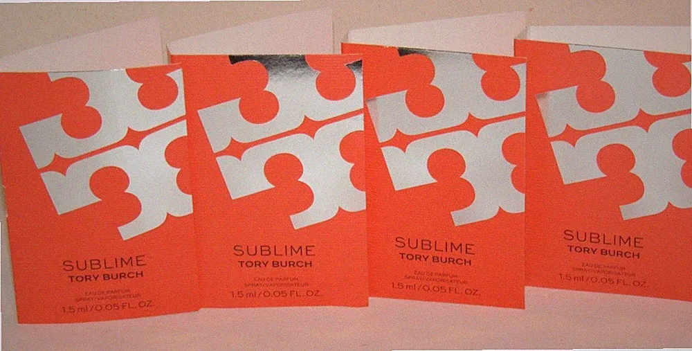 4 Tory Burch Sublime Eau de Parfum 0.2 Oz 6 mL TOTAL Perfume for Women