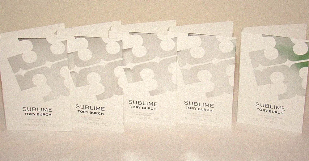 5 Tory Burch Sublime Eau de Toilette 0.25 Oz 7.5mL TOTAL Fragrance for Women Lot