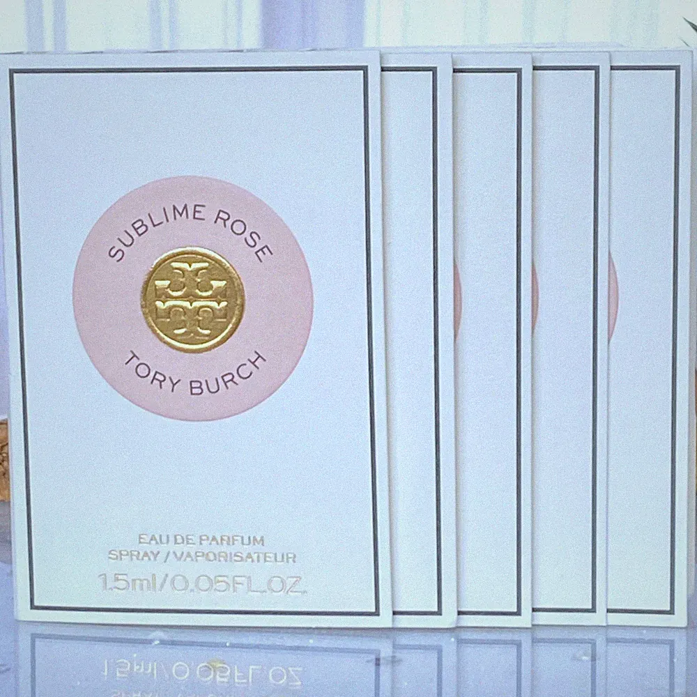 Tory Burch Sublime Rose Eau De Parfum 1.5 ml perfume sprays pack of 5